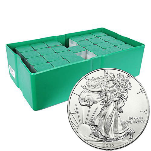 2012 American Silver Eagle Monster Box (500 Coins)