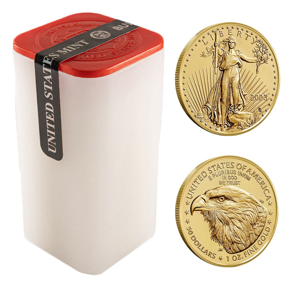 2023 1 oz American Gold Eagle Tube (20 Coins BU)
