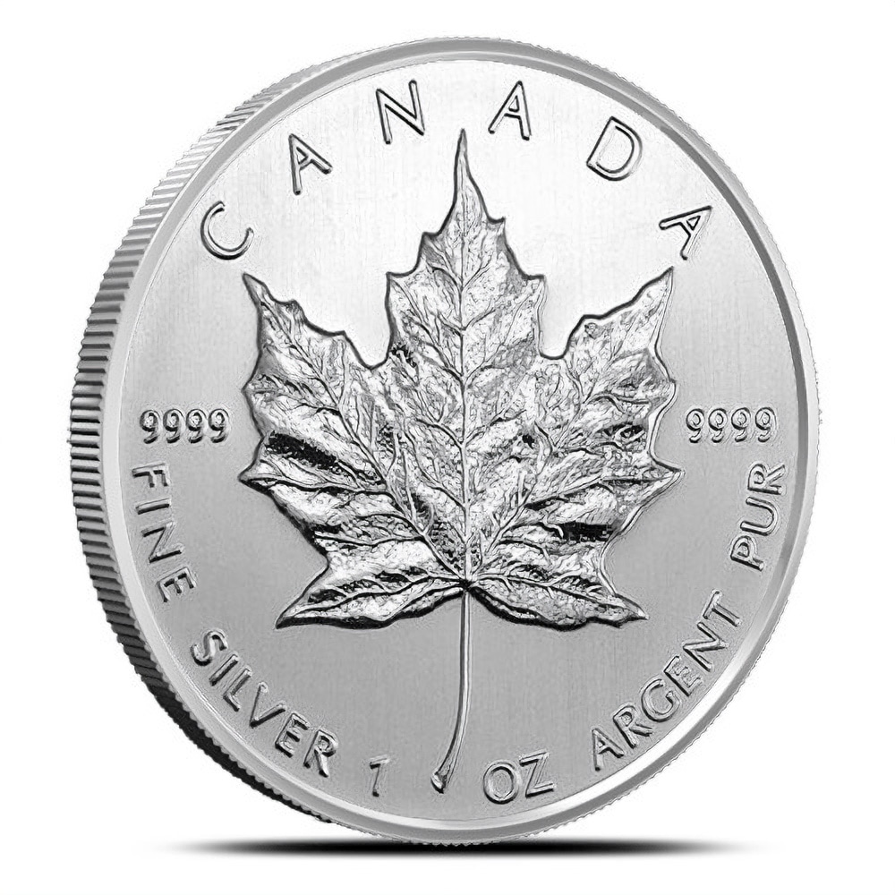 (100coin Set) 1 oz Canadian Silver Maple Leaf Coin (Random Year Cull)