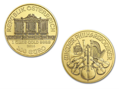 2016 Austrian Philharmonic One Ounce Gold Coin